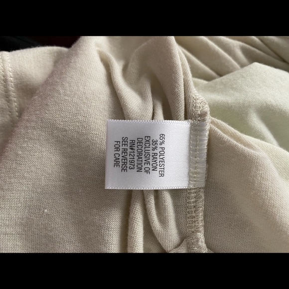 SIMPLY VERA VERA WANG SLEEVELESS TOP. SIZE L. GATHERED IN SIDES. EASY TO WASH. - Picture 5 of 6